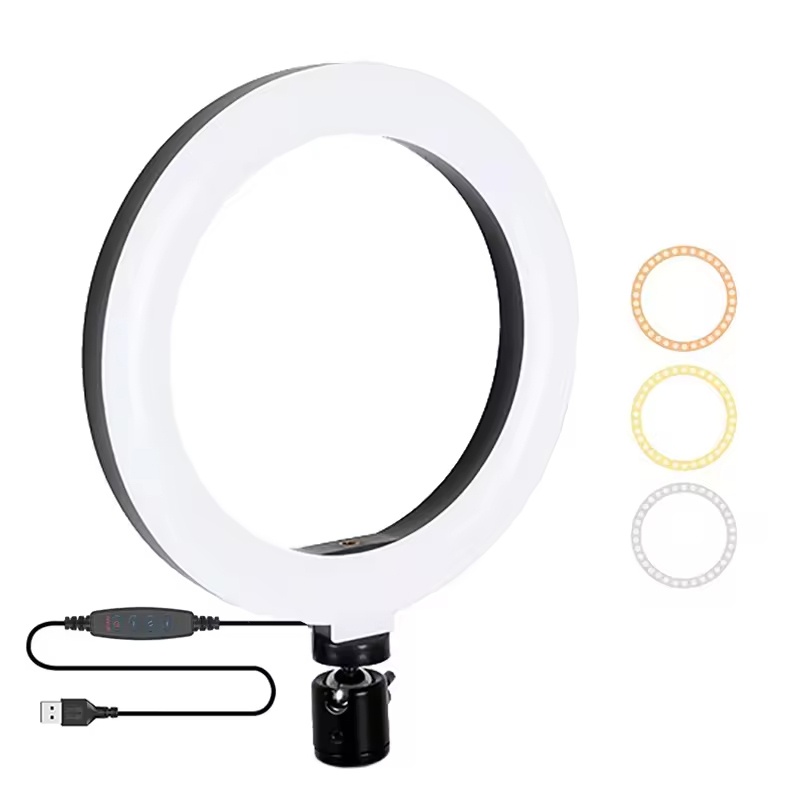 Photography Lighting Description - ไฟวงแหวนเซลฟี่ขนาด 16/26/33 ซม. ไฟเสริมสำหรับถ่ายภาพ ไฟ LED