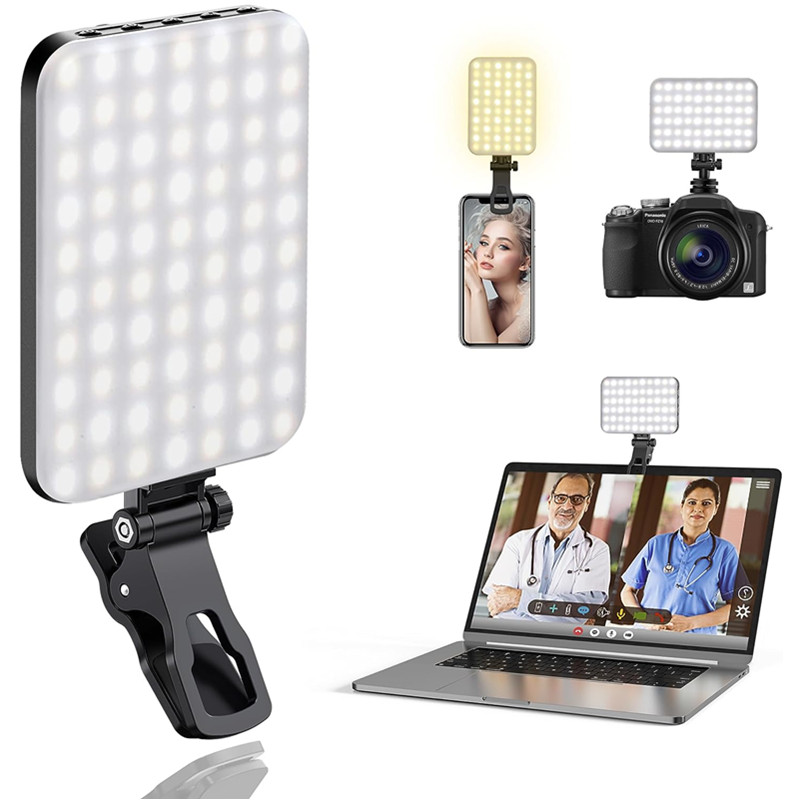 Photography Lighting Brands - 60แอลอีดีแสงเติมแสงแบบพกพาไฟเซลฟี่ขนาดเล็กสำหรับการประชุมทางวิดีโอแล็ปท็อปโทรศัพท์มือถือ Vlog ถ่ายทอดสดเติมโคมไฟสำหรับถ่ายภาพ