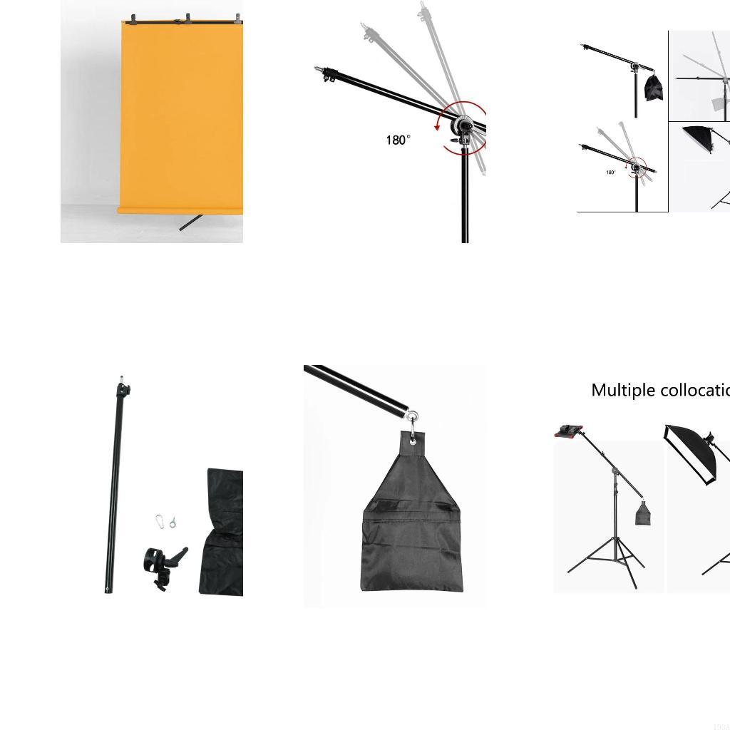 Photography Lighting Weight Bags - 193A Studio Lighting Boom Arm พร้อมกระเป๋ายกน้ำหนัก