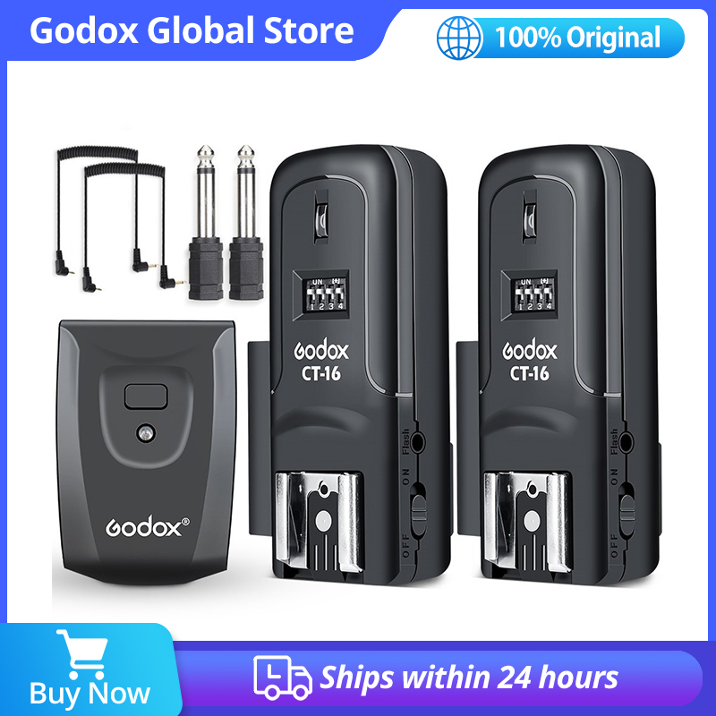 Trigger Receiver Set - Godox CT-16 ชุดเครื่องส่งสัญญาณไร้สาย 16 ช่อง +