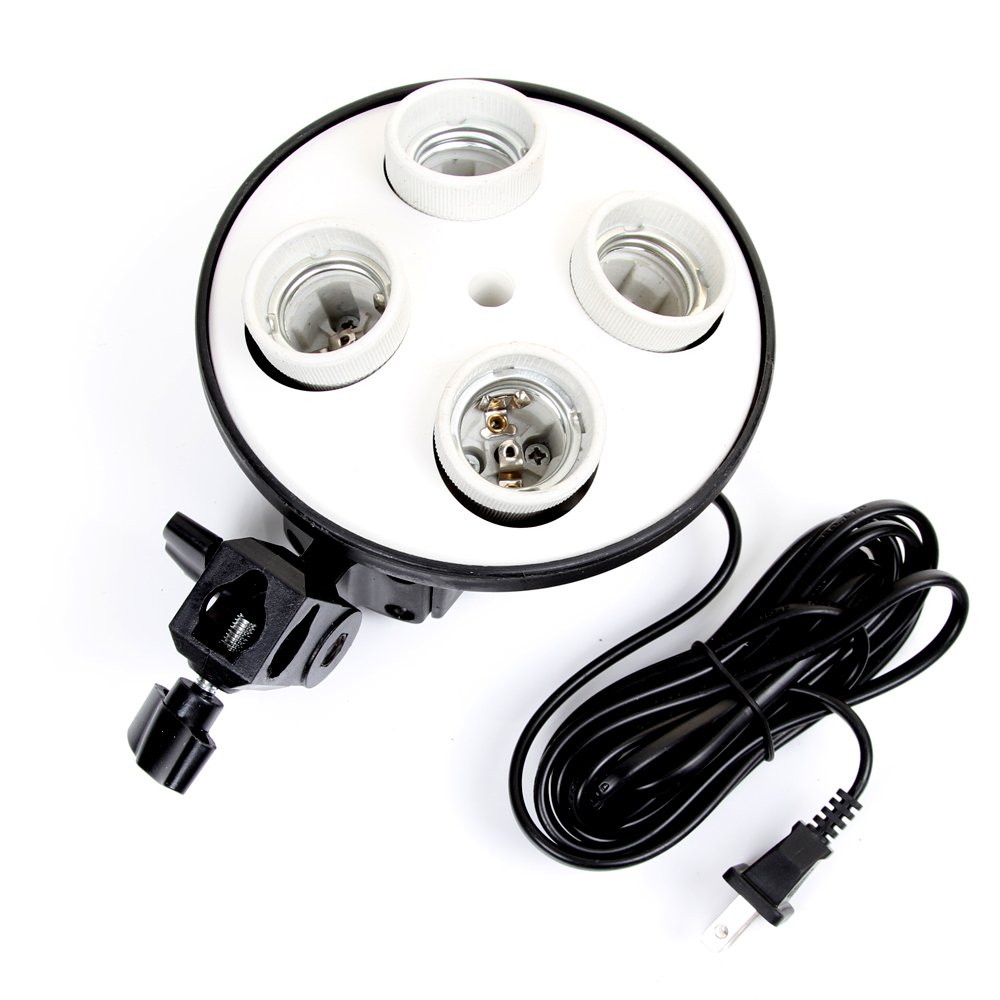 Photography Lighting Softbox - E27 ฐานสี่โคมไฟหลอดไฟใช้สำหรับSoftbox KIT 4 in 1