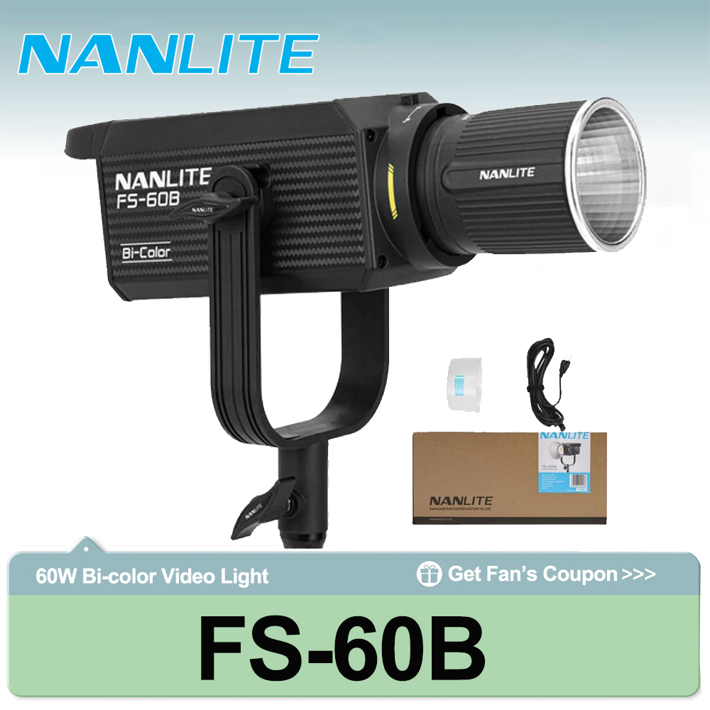 Photography Lighting Outdoor - ไฟสปอตไลท์ Nanlite FS-60B 70W แบบสองสี 2700K-6500K