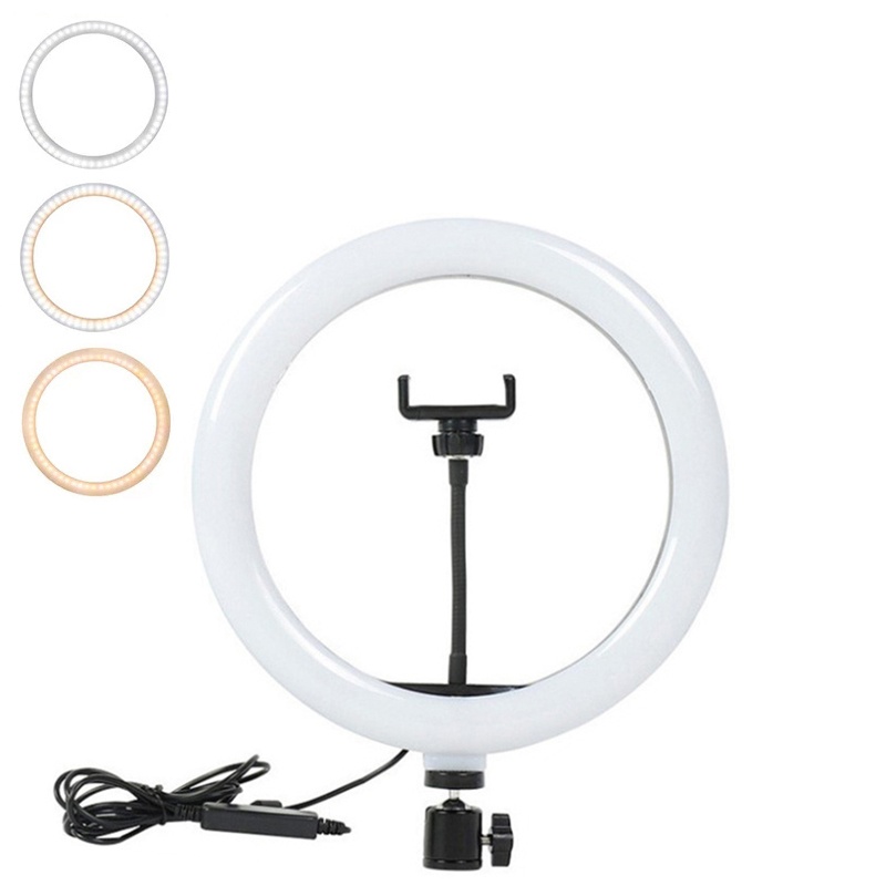 Photography Lighting Description - ไฟวิดีโอ 16/26/33 ซม. ไฟเซลฟี่แบบวงแหวน LED ปรับความสว่างได้