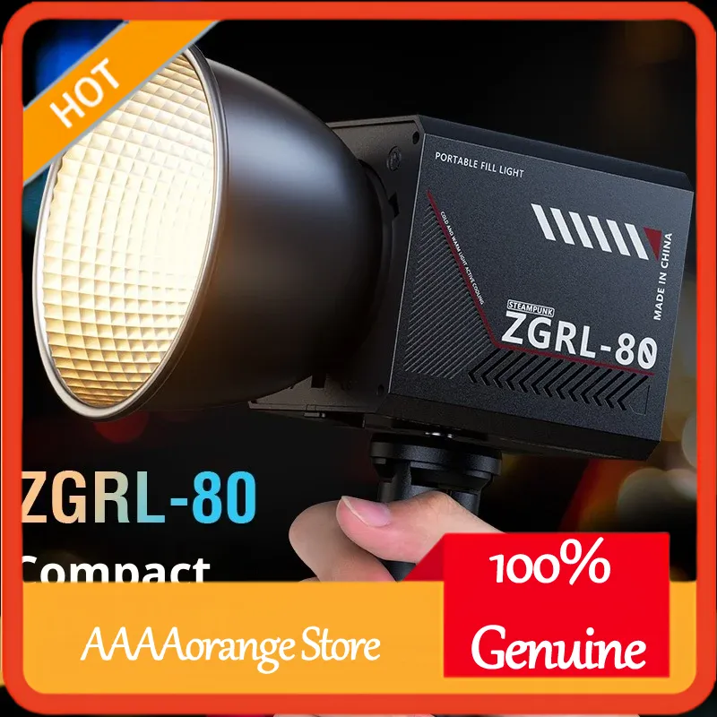 Photography Lighting Outdoor - ไฟวิดีโอ LED COB ZGRL80 80W แบบพกพา