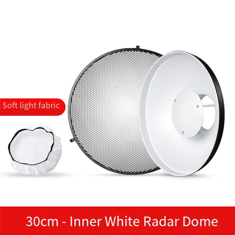 Beauty Dish 55Cm - AT82-สําหรับสตูดิโอถ่ายภาพบุคคลความงามจานสะท้อนแสง 30 ซม.ตารางรังผึ้ง Enhanced Lighting Control