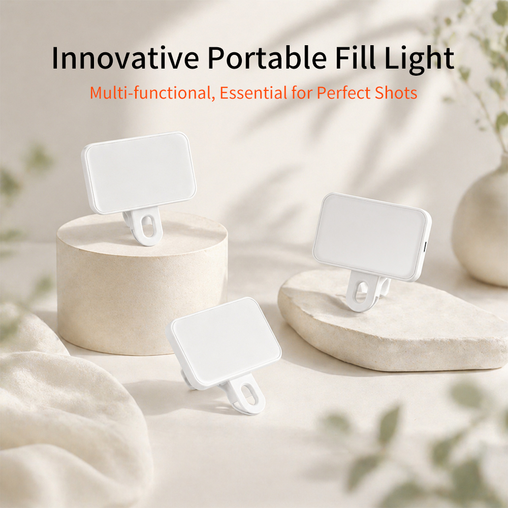 Photography Lighting Online - ไฟ LED เติมแสงสำหรับโทรศัพท์ แบบพกพา ใช้สำหรับถ่ายภาพเซลฟี่ ถ่ายทอดสด