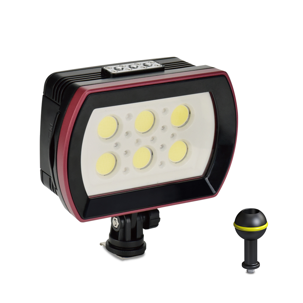 Photography Lighting Brands - การถ่ายภาพ SL-22 ไฟ LED ดําน้ําใต้น้ําโคมไฟเติม 6LEDs