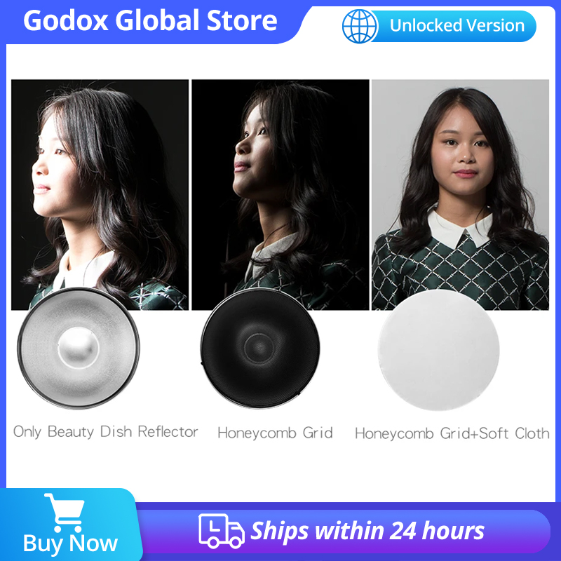 Beauty Dish 55Cm - โกด็อกซ์ 55 ซม. 22 นิ้ว บิวตี้ดิชสีเงินสำหรับสตูดิโอ