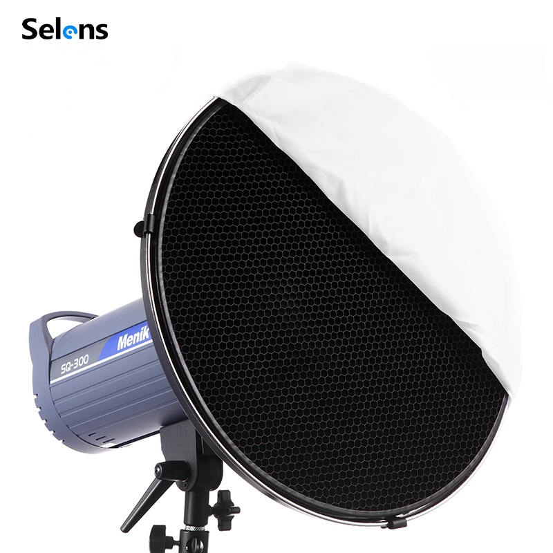Beauty Dish 55Cm - เซลเลนส์ 55 ซม. สะท้อนแสงภายในสีเงิน/ขาว แบบ Beauty