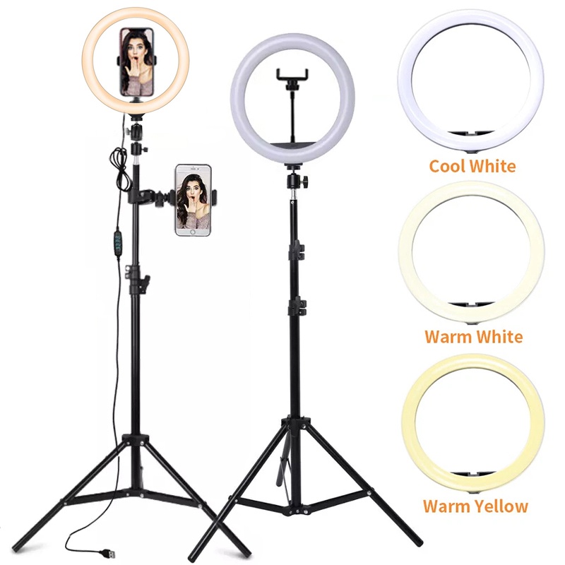 ไฟวงแหวน LED ขนาด 6/10/12 นิ้ว - Photography Lighting Description บทวิจารณ์และราคา