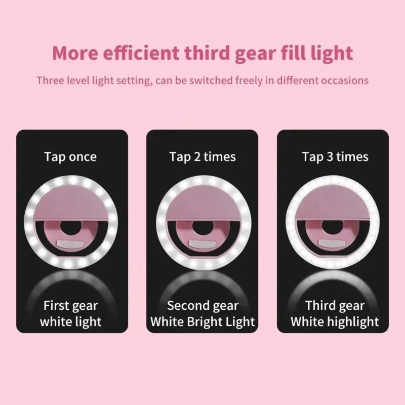 ไฟเซลฟี่แบบวงแหวน LED 1-4 ชิ้น - Photography Lighting Description บทวิจารณ์และราคา