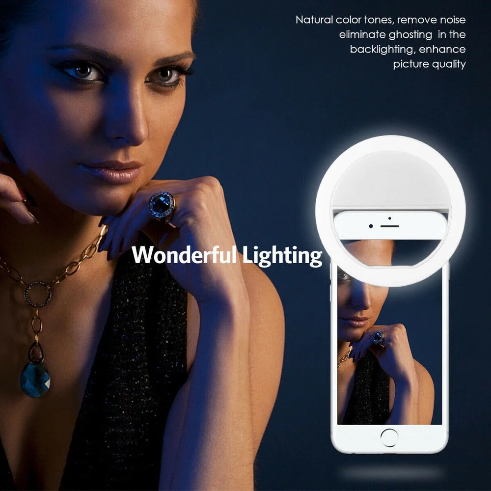 1 ชิ้นสายชาร์จ USB LED ไฟวงแหว - Photography Lighting Description บทวิจารณ์และราคา