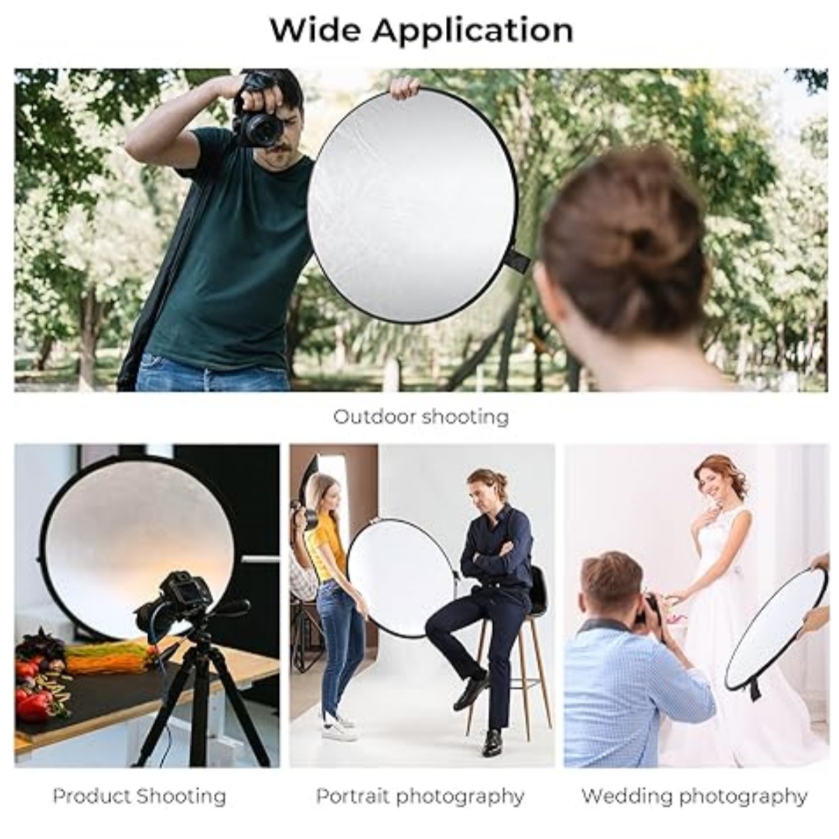 Huanyingbjb ตัวสะท้อนแสงแบบพกพ - Photography Lighting Outdoor บทวิจารณ์และราคา