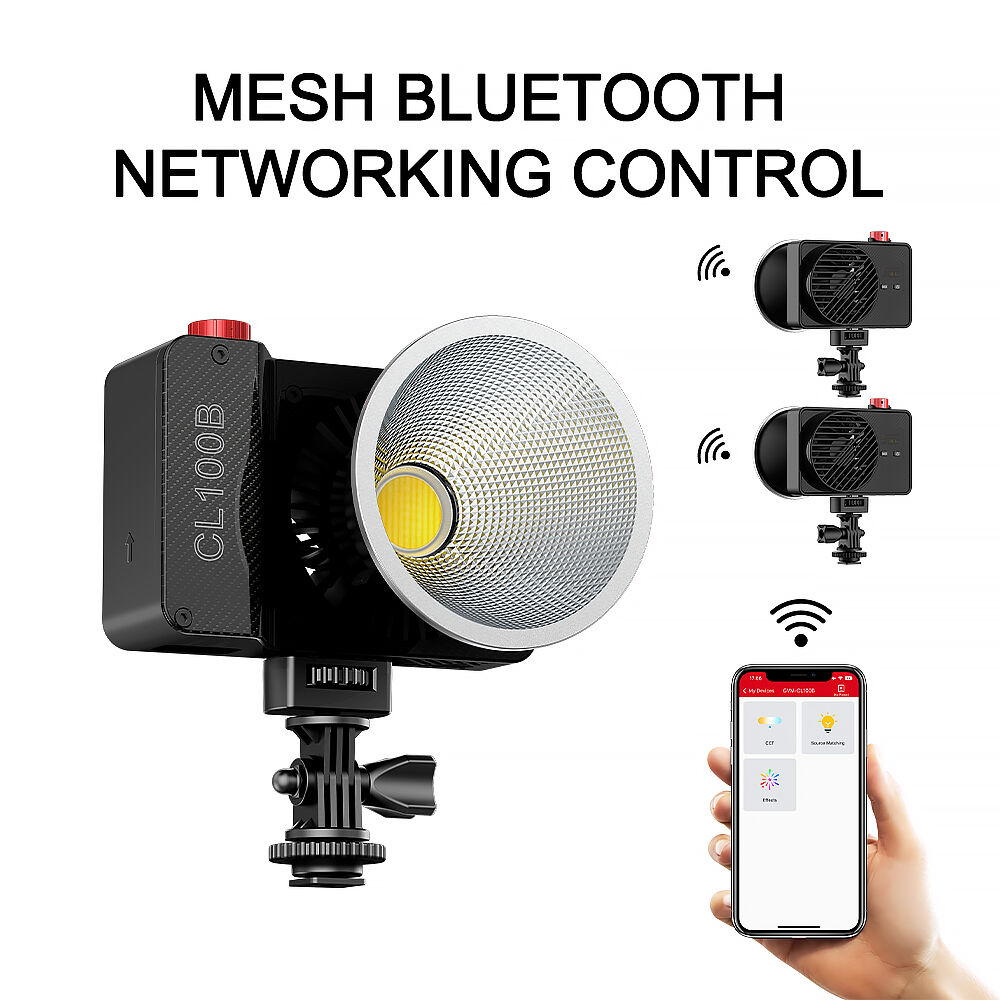 ไฟสตูดิโอพกพา GVM CL100B แบบสอ - Photography Lighting Outdoor บทวิจารณ์และราคา