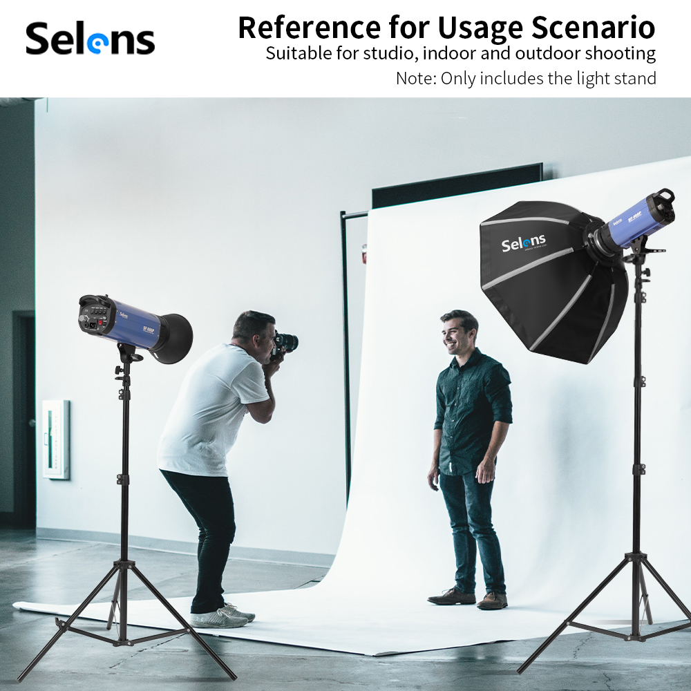 ขาตั้งไฟแบบเบาะลม Selens ขนาด  - Photography Lighting Softbox บทวิจารณ์และราคา