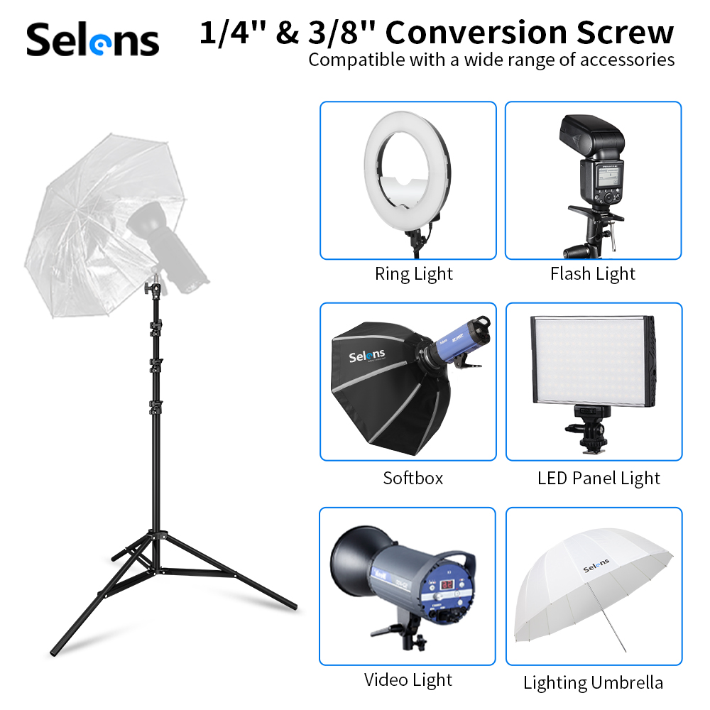 ขาตั้งไฟแบบเบาะลม Selens ขนาด  - Photography Lighting Softbox บทวิจารณ์และราคา