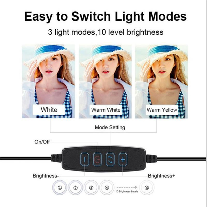 หรี่แสงได้ LED Ring Light Prof - Photography Lighting Meter บทวิจารณ์และราคา