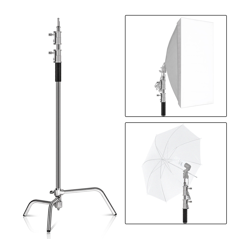 ขาตั้งถ่ายภาพ C-Stand สแตนเลสพ - Photography Lighting Softbox บทวิจารณ์และราคา