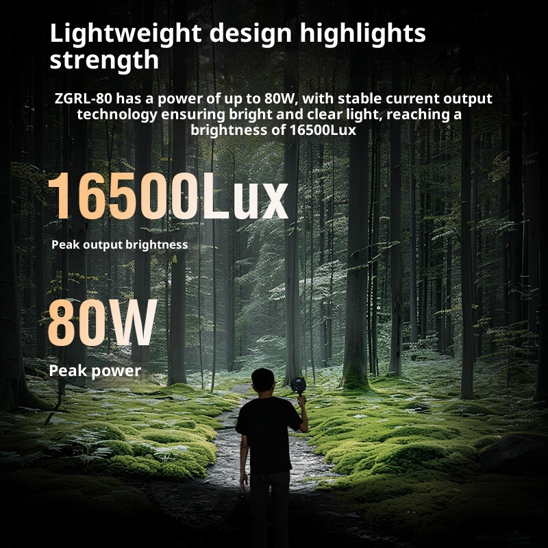 ไฟวิดีโอ LED COB ZGRL80 80W แบ - Photography Lighting Outdoor บทวิจารณ์และราคา