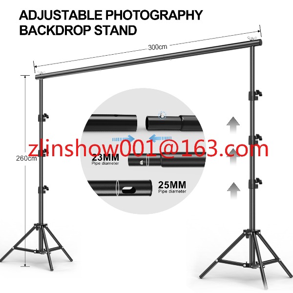ชุดอุปกรณ์สตูดิโอถ่ายภาพ 2.6*3 - Photography Lighting Kit With Backdrop บทวิจารณ์และราคา