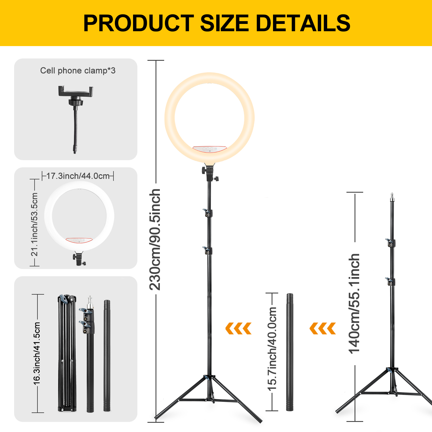 ชุดไฟวงแหวนขนาด 18 นิ้ว ระดับม - Photography Lighting Online บทวิจารณ์และราคา