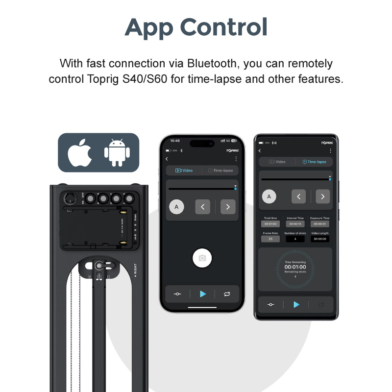 Toprig S60 วิดีโอSliderกล้องรา - Photography Loop Lighting บทวิจารณ์และราคา