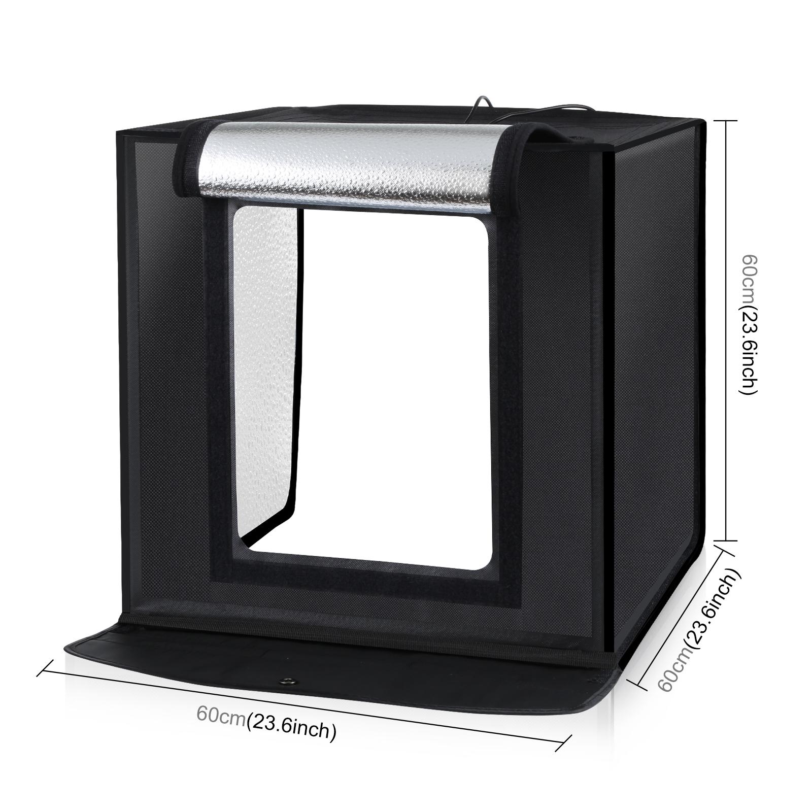 กล่องไฟถ่ายภาพ PULUZ ขนาด 60 ซ - Photography Lighting Kit With Backdrop บทวิจารณ์และราคา