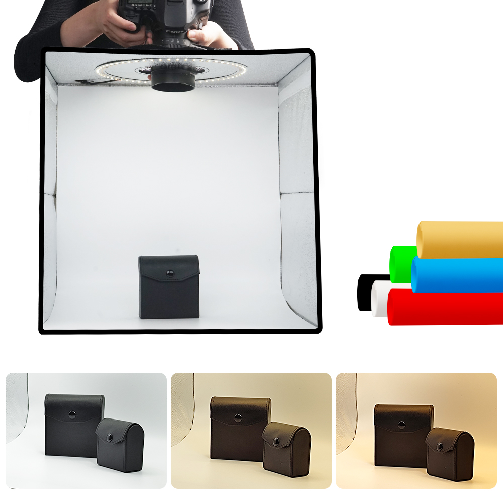 ชุดกล่องไฟถ่ายภาพ Lightdow พร้ - Photography Lighting Kit With Backdrop บทวิจารณ์และราคา