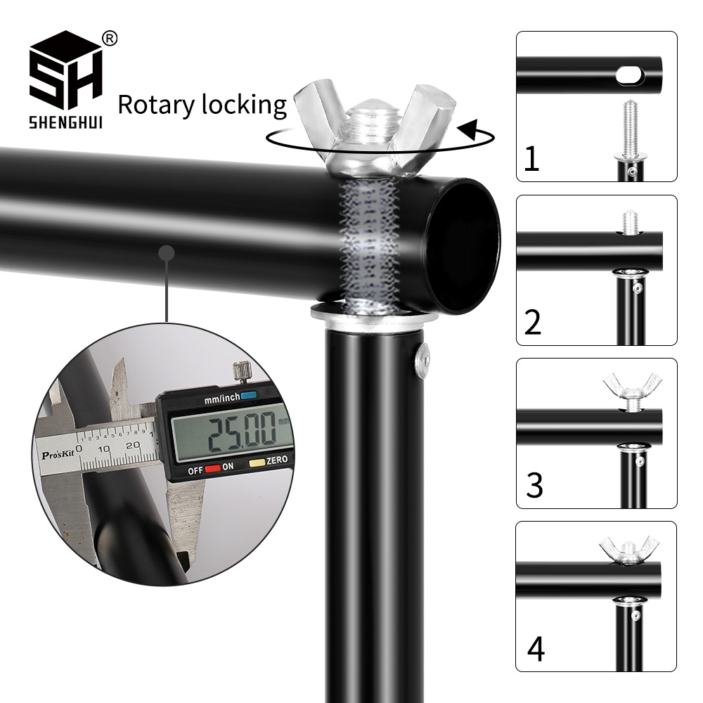 ฉากหลังสำหรับถ่ายภาพในสตูดิโอ  - Photography Lighting Kit With Backdrop บทวิจารณ์และราคา